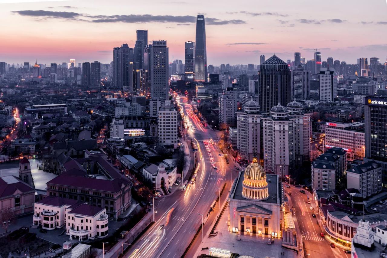 Tianjin Mengxiangjia Loft Hotel Apartment エクステリア 写真